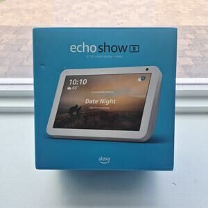 Amazon Echo Show 8 Smart Speaker 1st Generation - Sandstone / White